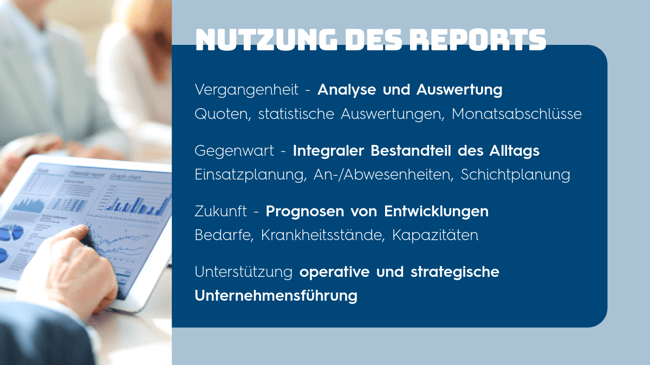 Nutzung des Reports