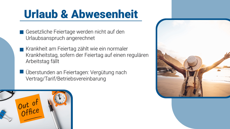 Grafik zu Urlaub und Abwesenheit