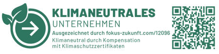 Siegel Klimaneutrales Unternehmen Fokus Zukunft