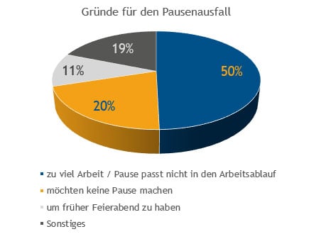 Gründe für Pausenausfall