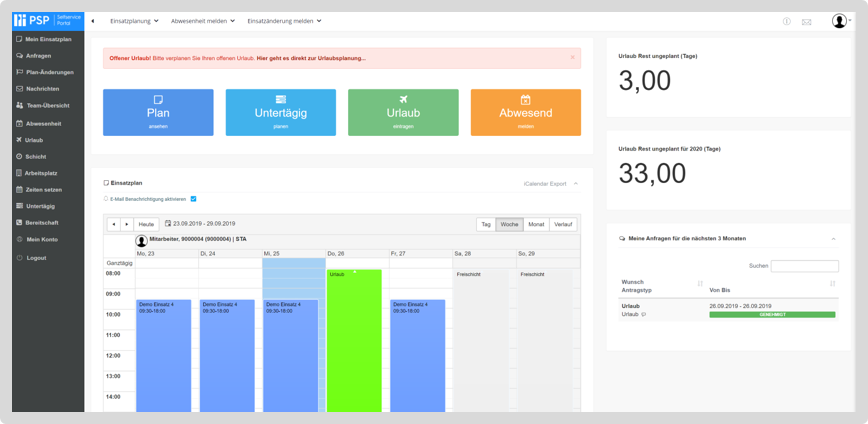 Self-Service-Portal